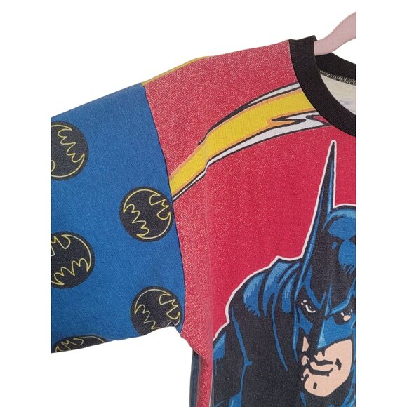 VTG 1997 DC Comics Batman T‑Shirt M/L Front & Back Graphic Action Tee - Picture 3 of 6